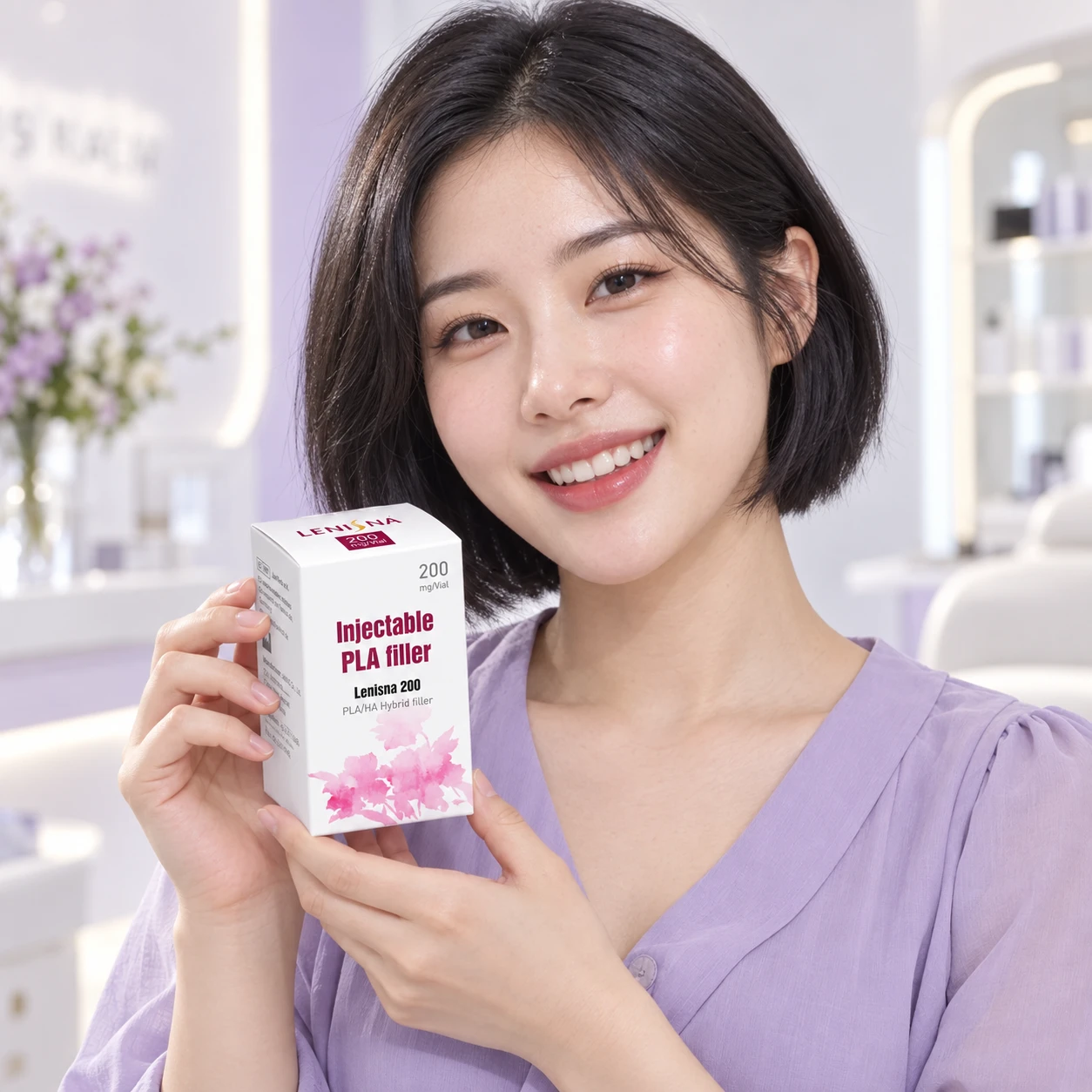 成年模特展示 Lenisna 产品