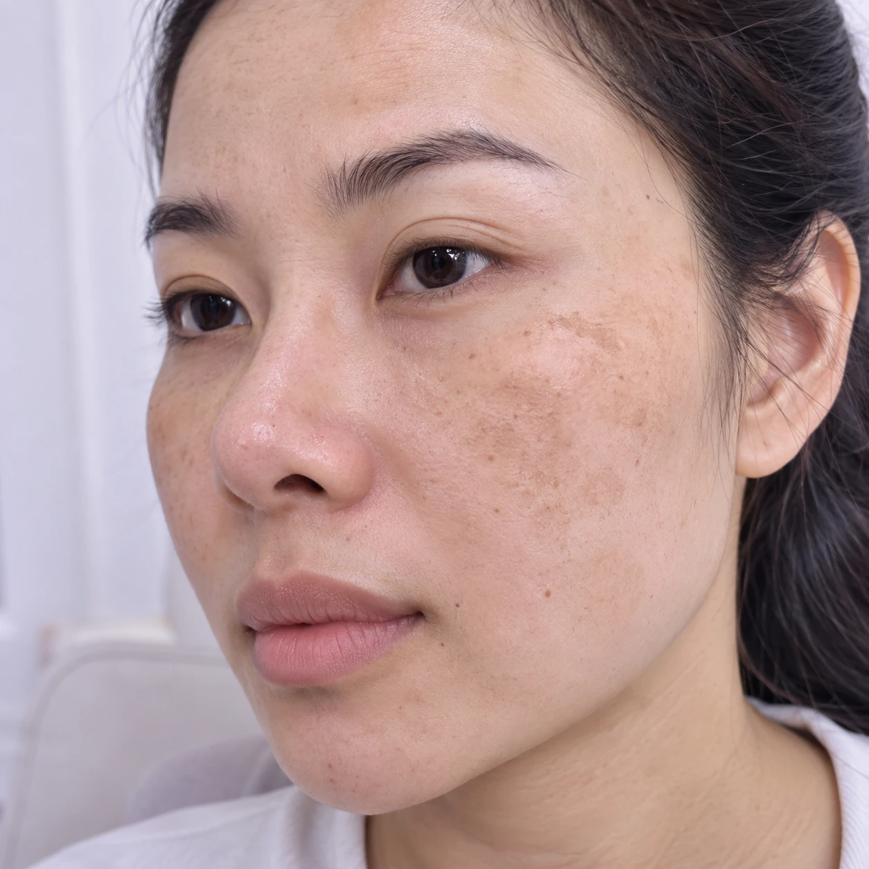 Close-up of uneven tone