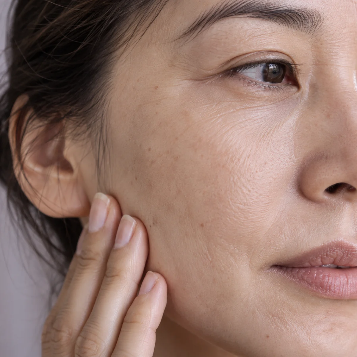 Close-up of fine lines
