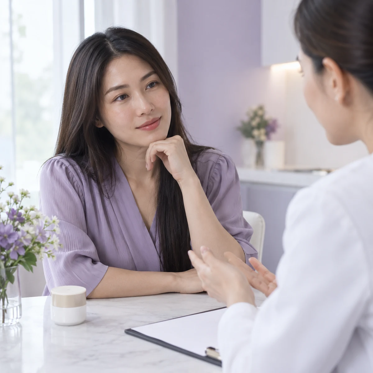 Adult portrait illustrating the Extraction Treatment consultation guide