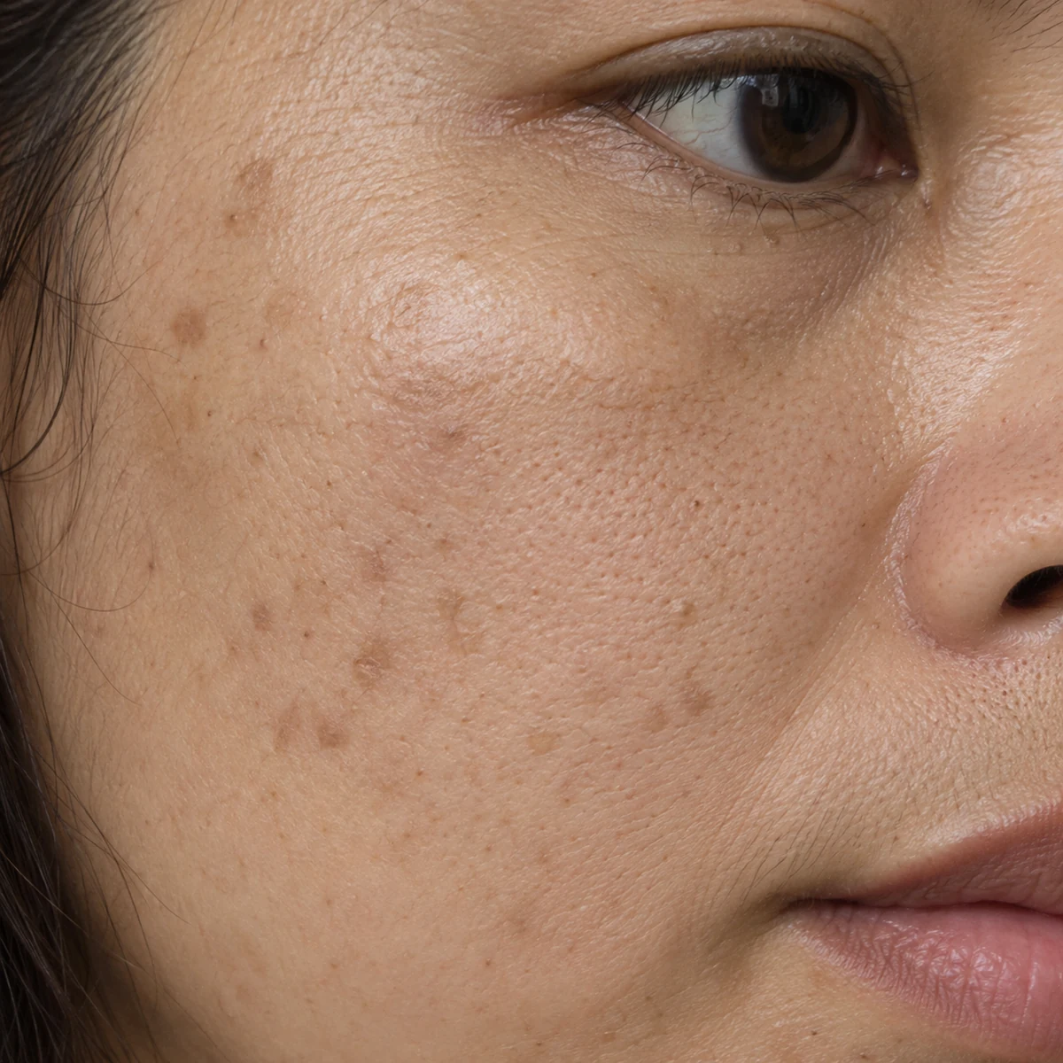 Close-up of uneven tone