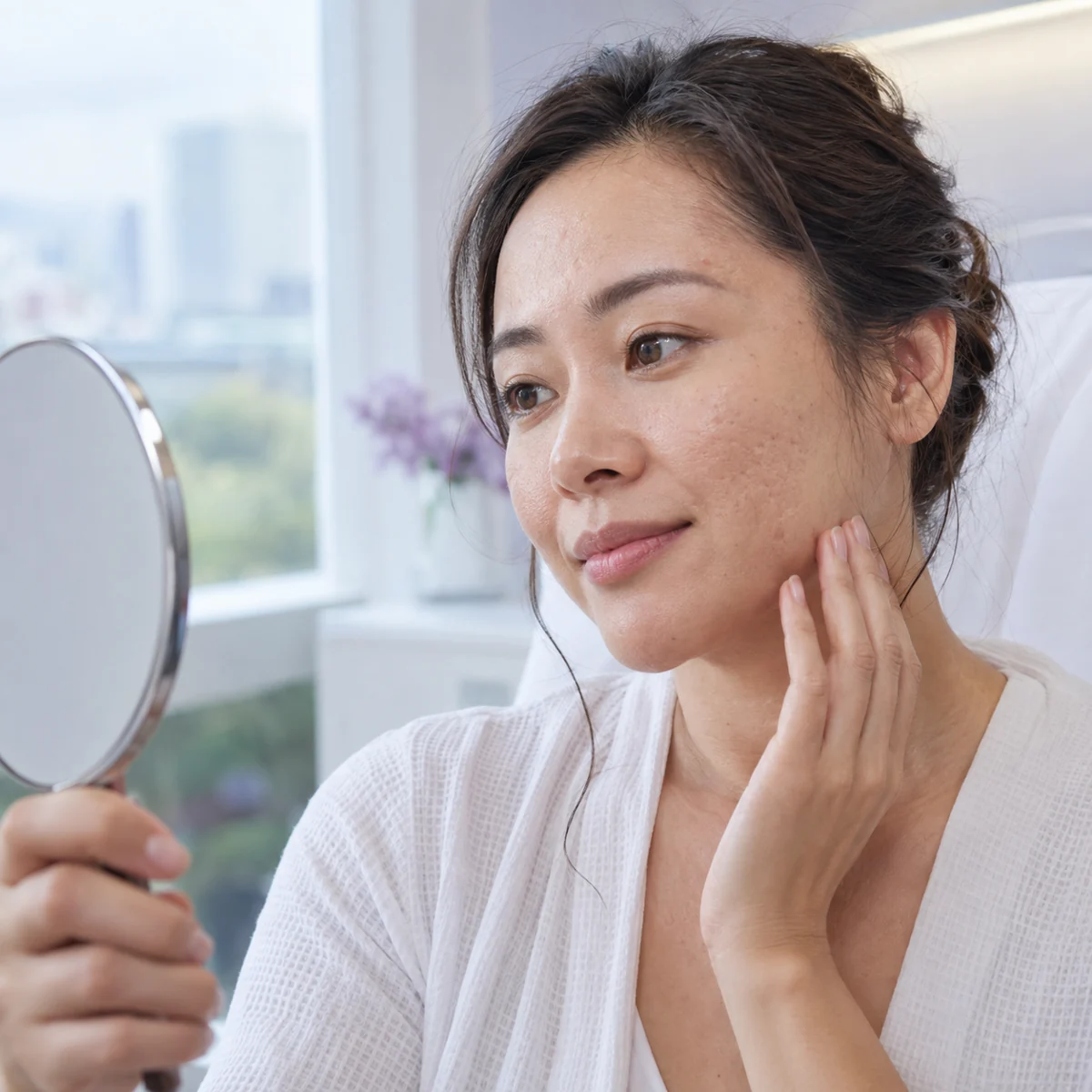 A different adult portrait illustrating the Laser Resurfacing care guide