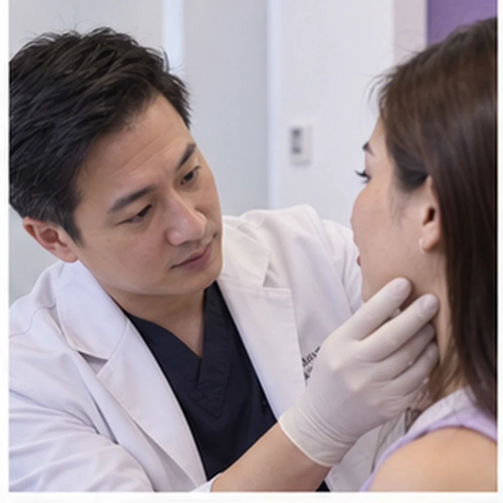 Klinisian menilai varian Nexfill dan bahan pengisi tepat sebelum rawatan kontur bagi pesakit dewasa