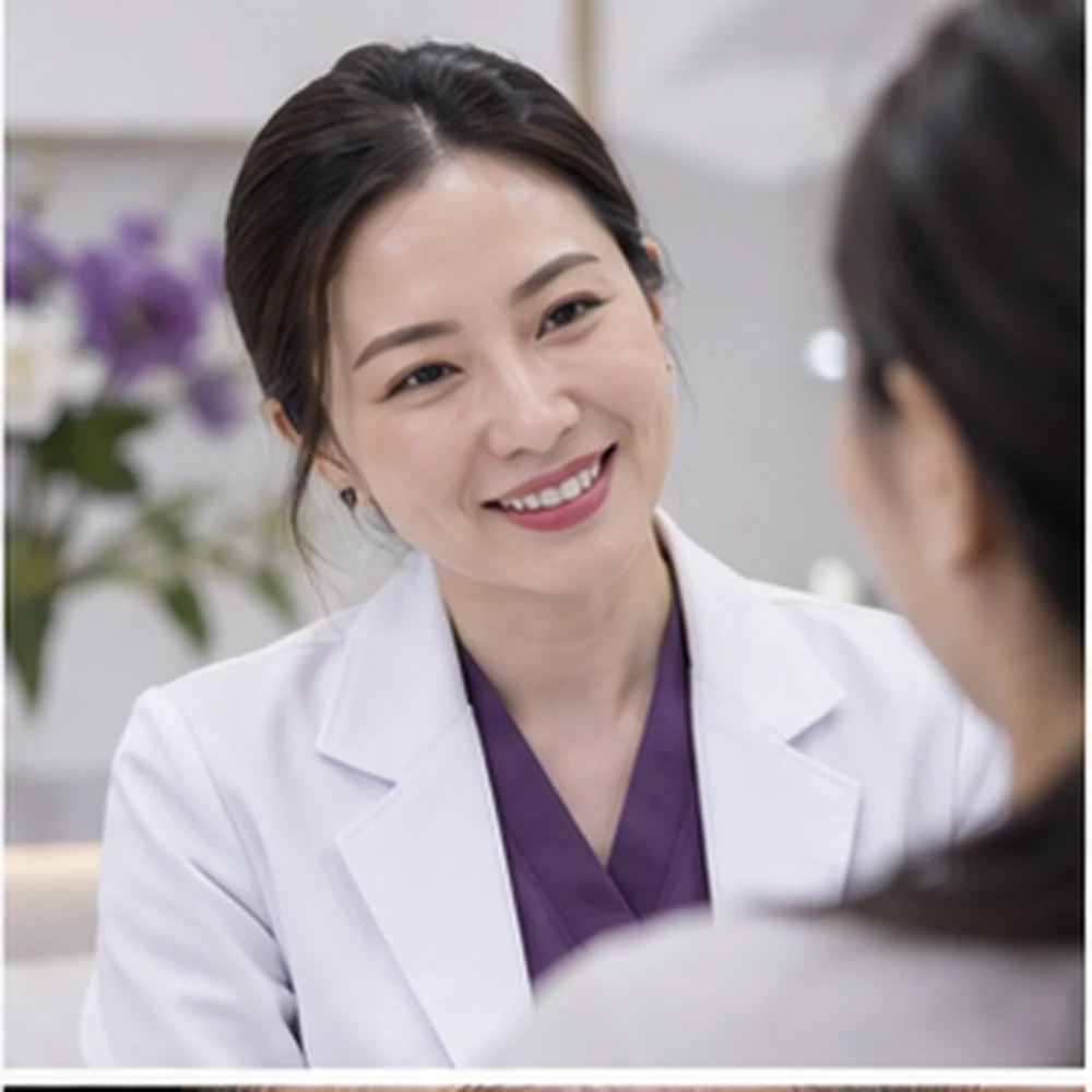 用于说明Plinest Fast 治疗咨询指南的成人肖像