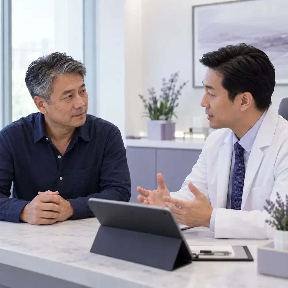 P-Shot 男性 PRP 療程的現有服務參考視圖;不是庫存或患者結果證據
