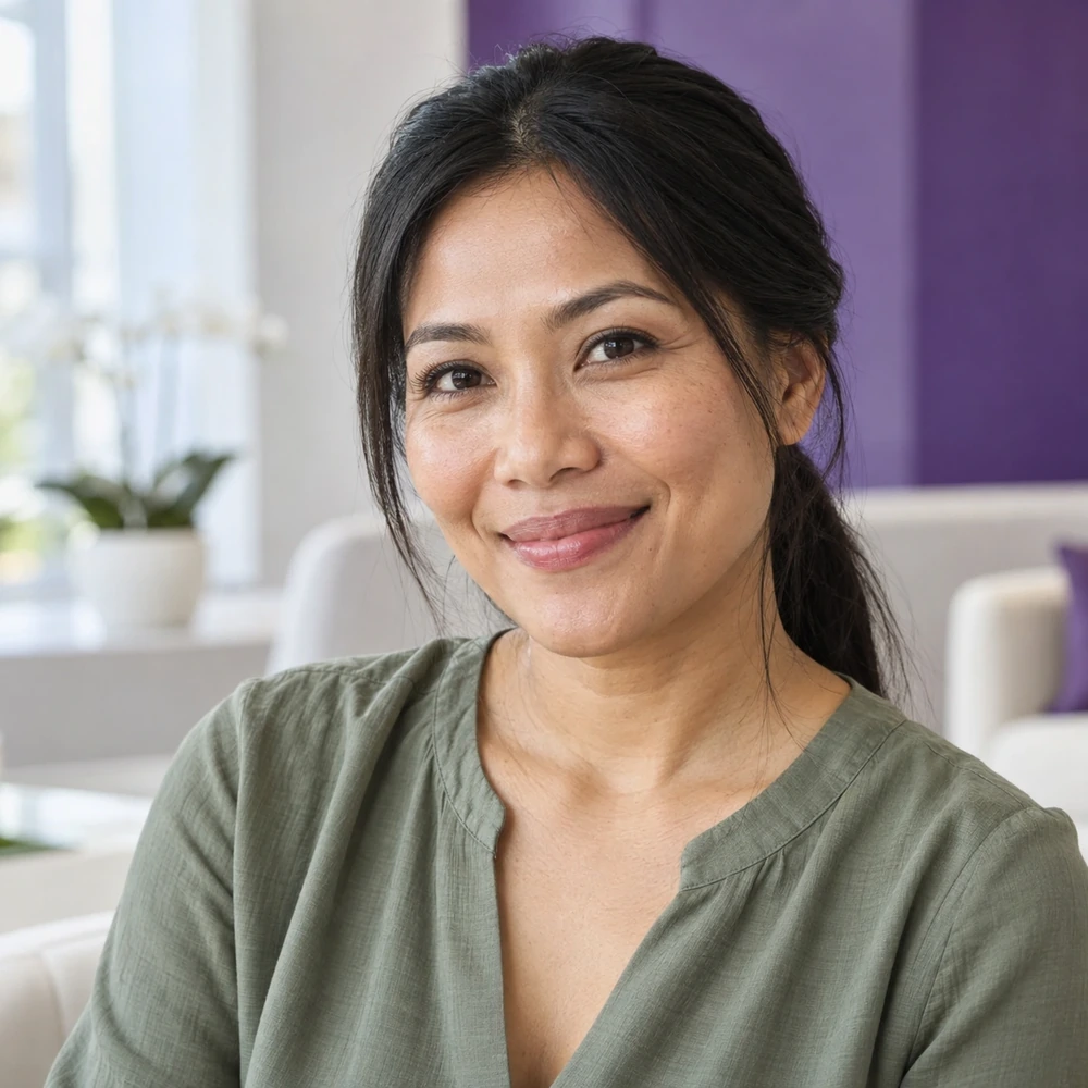 Reference adult portrait for the Radiofrequency (RF) Therapy consultation; not a documented clinic patient
