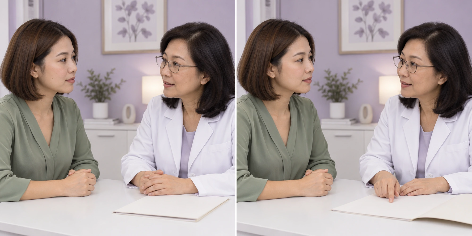Reference assessment of the proposed procedure and comfort priorities