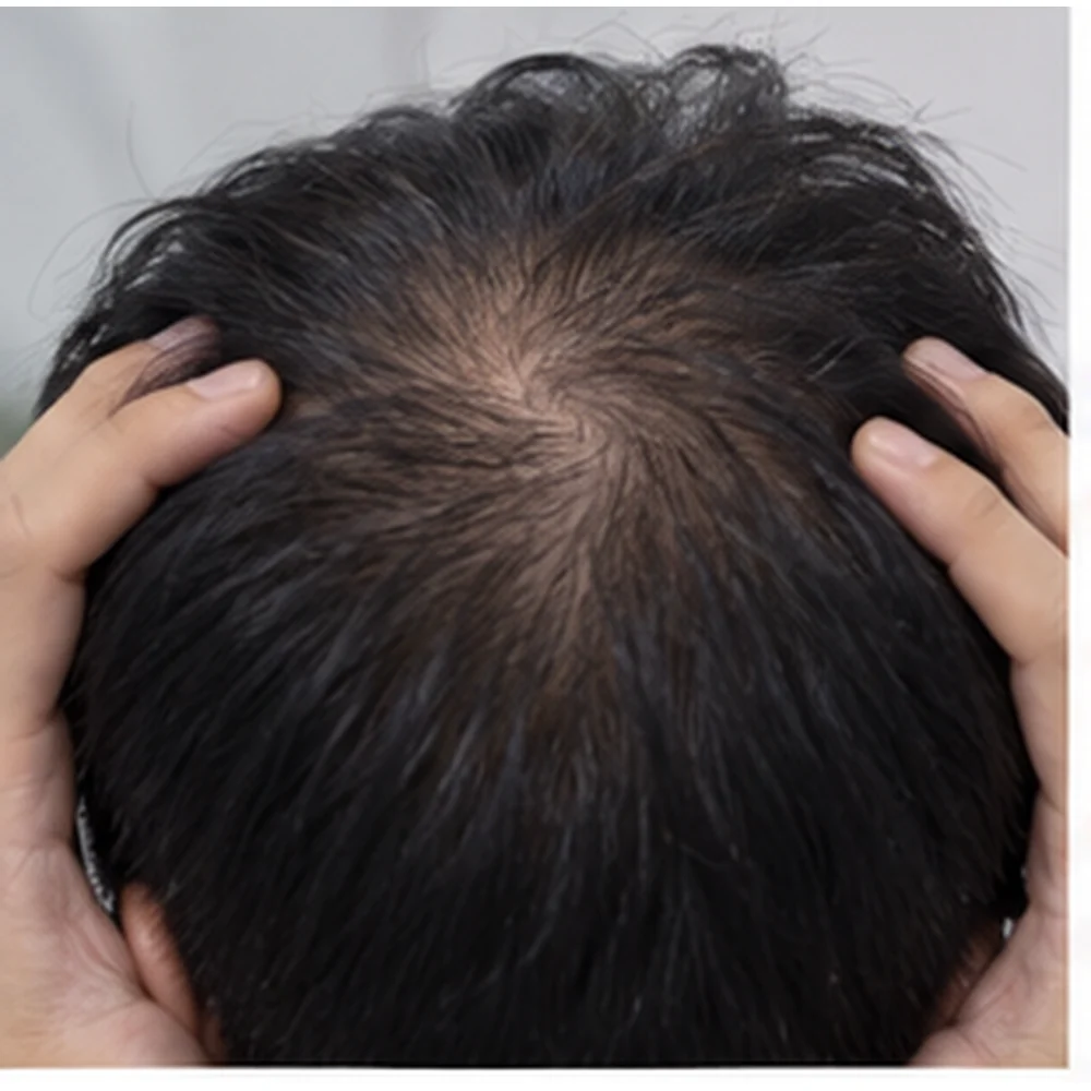 Foto rujukan perancangan perjalanan untuk konsultasi Keguguran Rambut