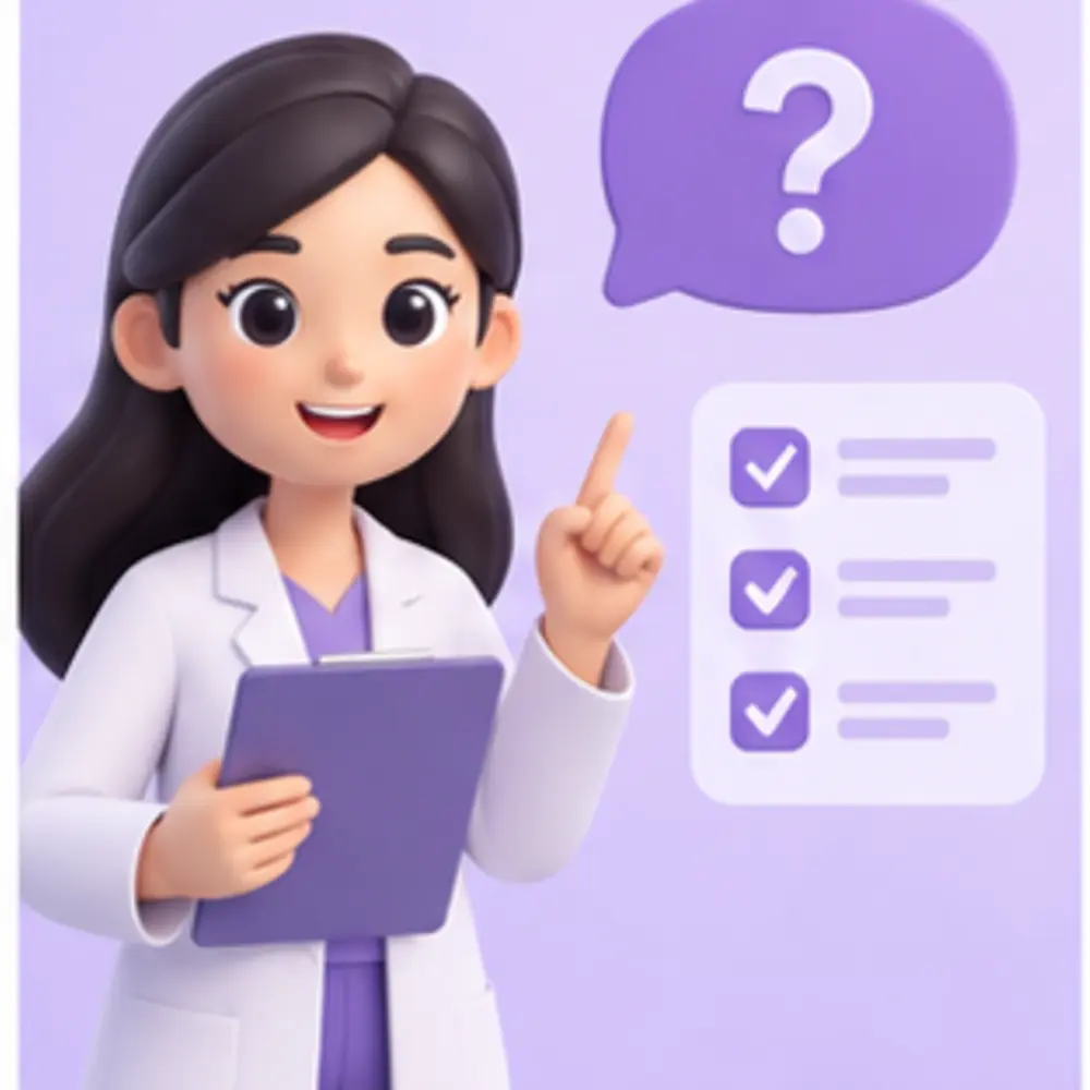 Kartun 3D pesakit dewasa dan klinisian mempelajari Terapi Titisan IV