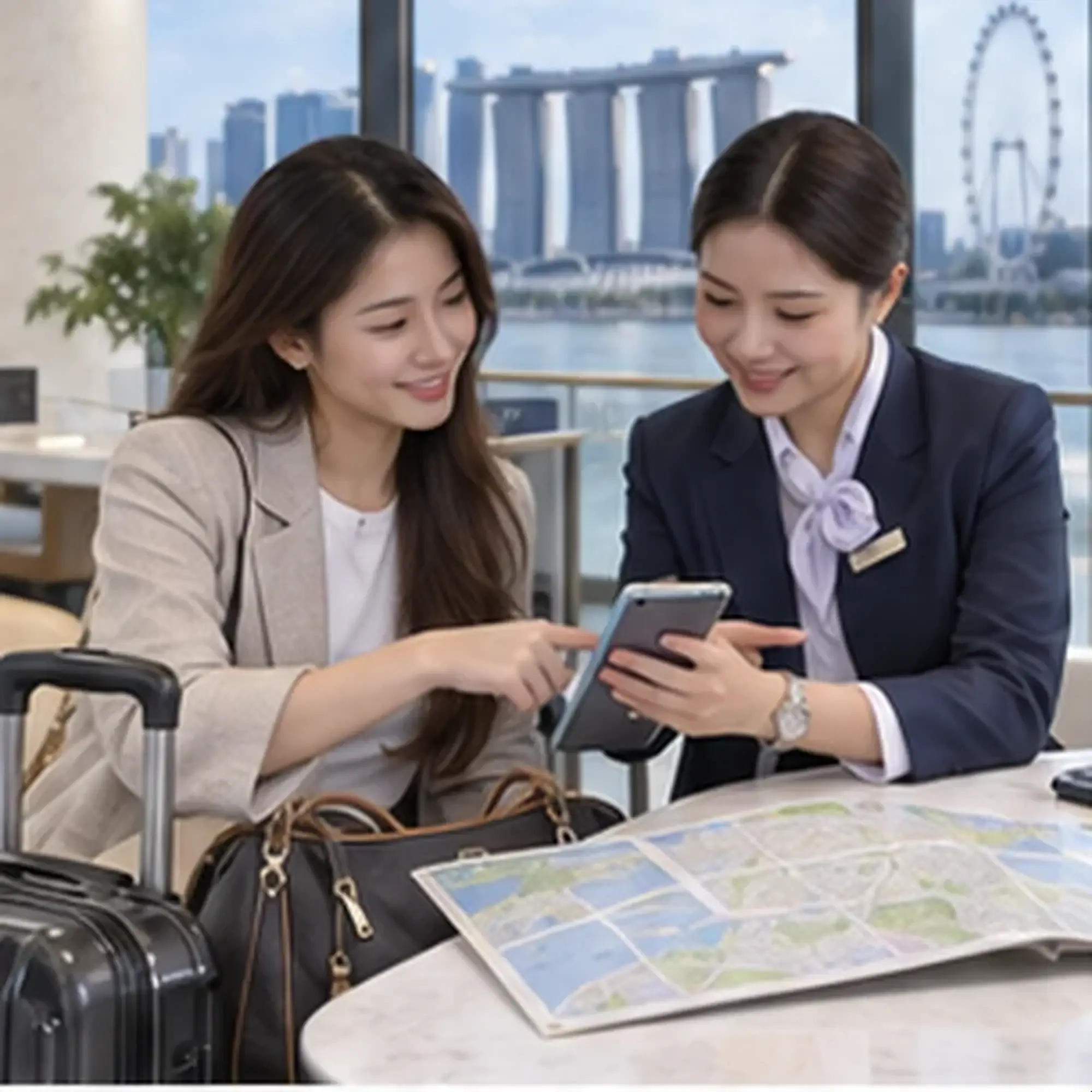 面部植入物咨询的旅行规划参考照片