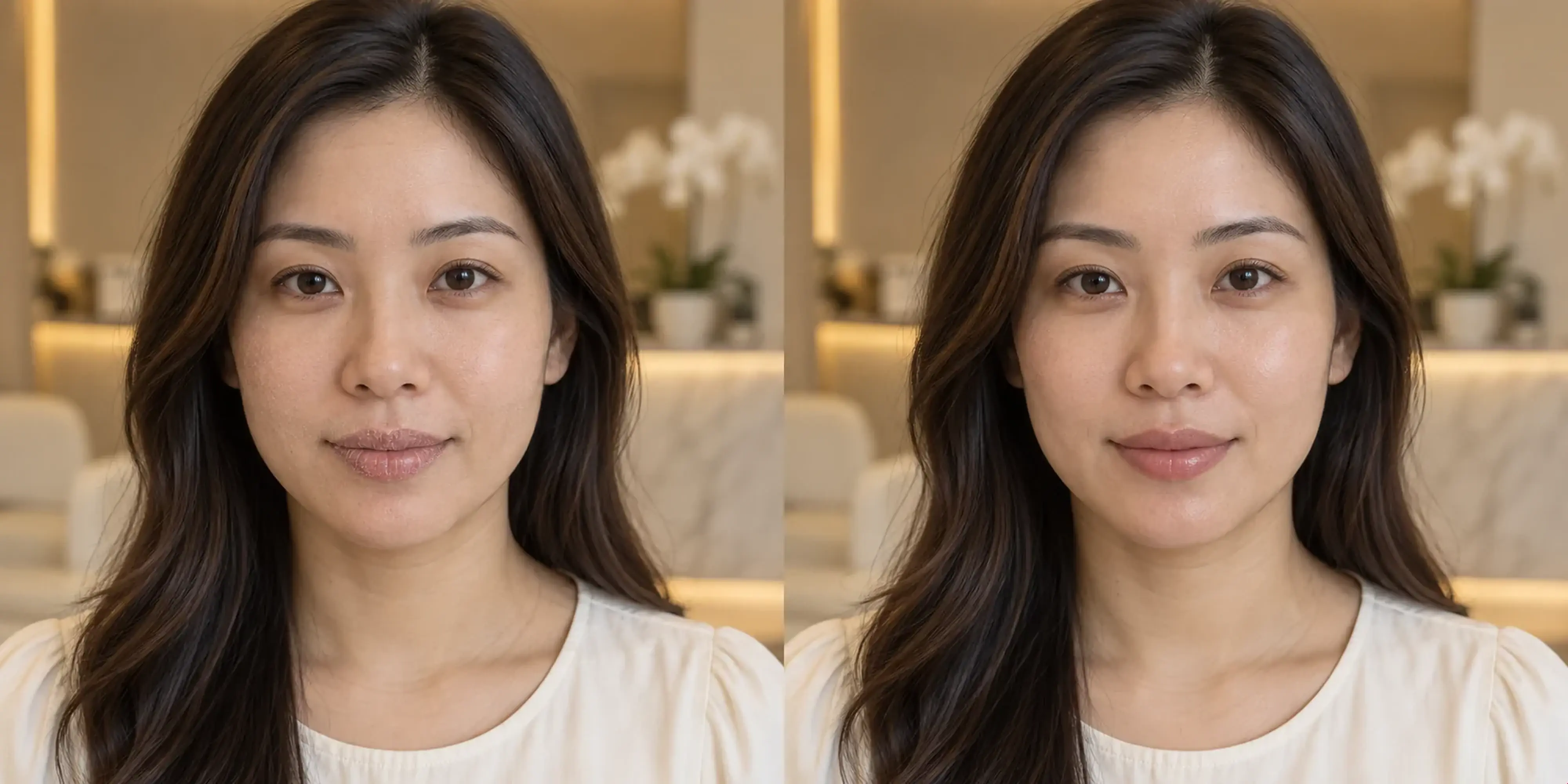 Matched reference before-and-after comparison; not a treatment result