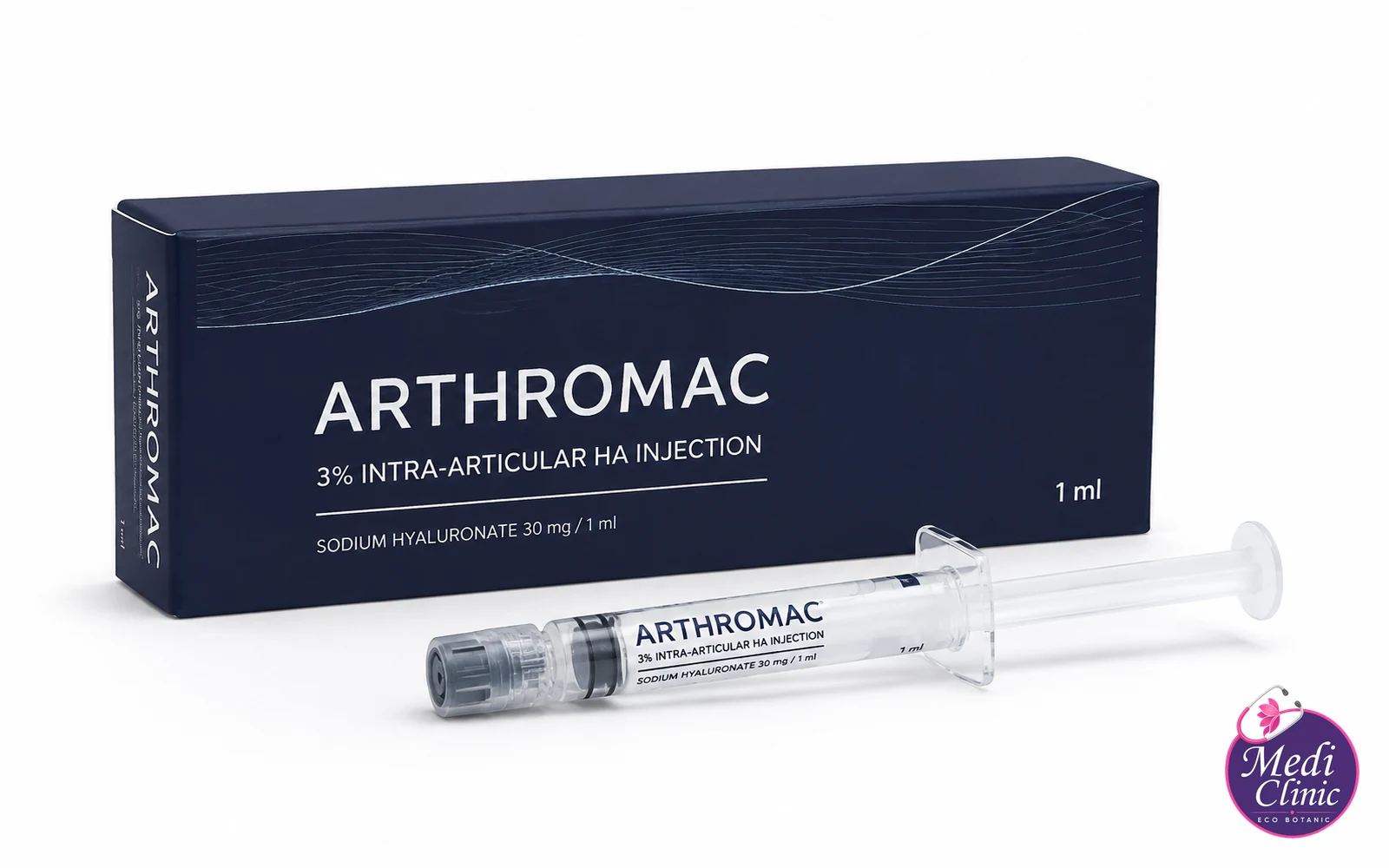 Product presentation for Arthromac Hyaluronic Acid Knee Injection in JB at Medi Clinic Eco Botanic