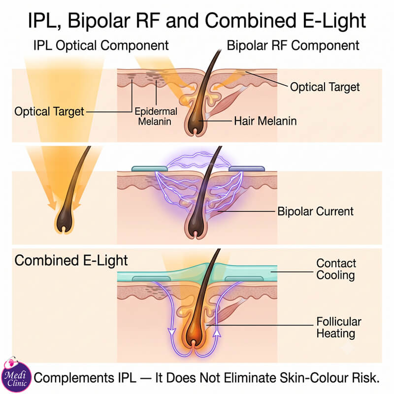 E-Light Hair Removal Treatment in Johor Bahru service-specific educational visual