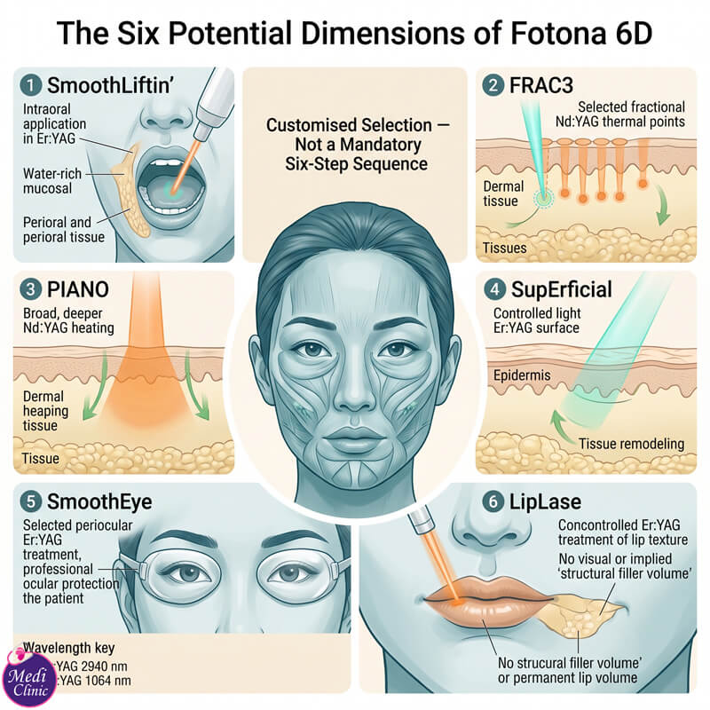 Fotona 6D Laser Treatment in Johor Bahru service-specific educational visual