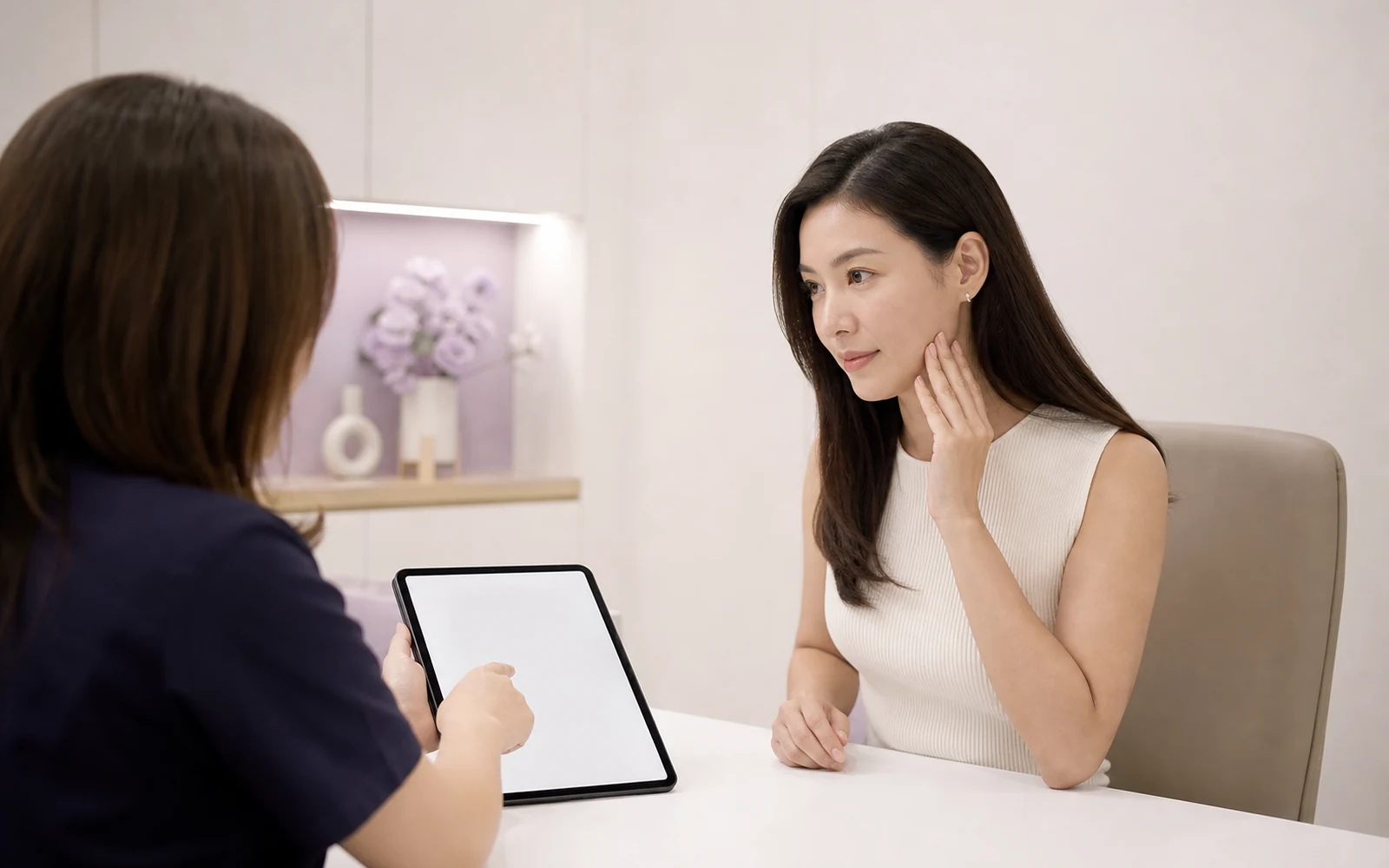 Visual guide for HIFU Skin Tightening Treatment in JB