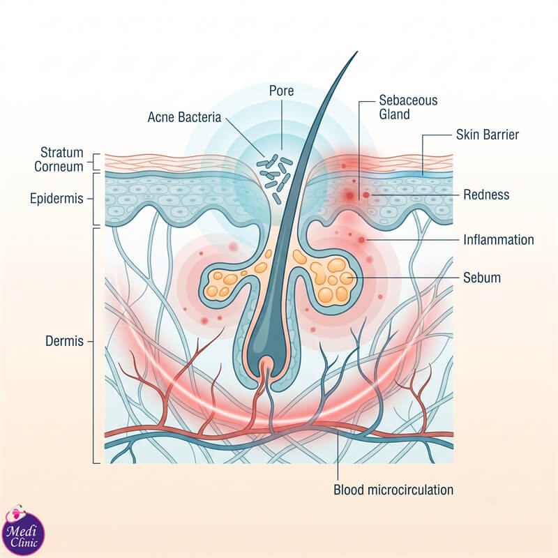 Photodynamic Therapy (PDT) & LED Light Treatment service-specific educational visual