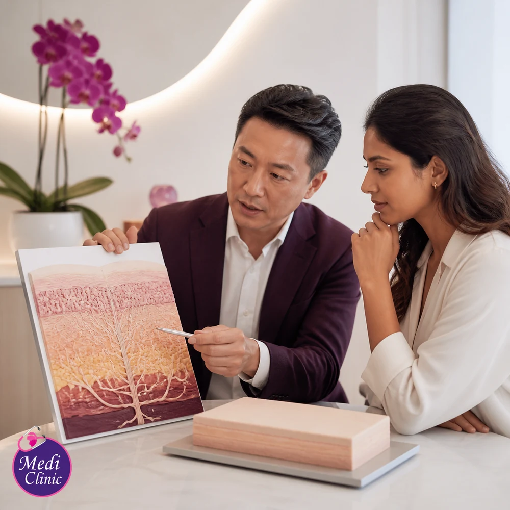 Foundational Filler and Aesthetic Device Consultation Guide in Johor Bahru service-specific educational visual