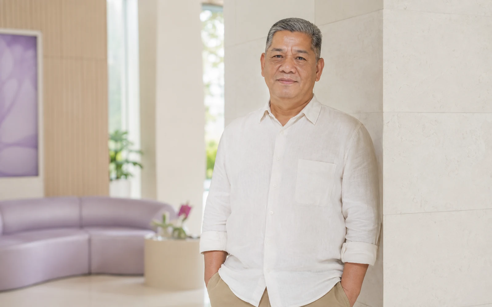 Adult male model for a consultation-led weight-management guide