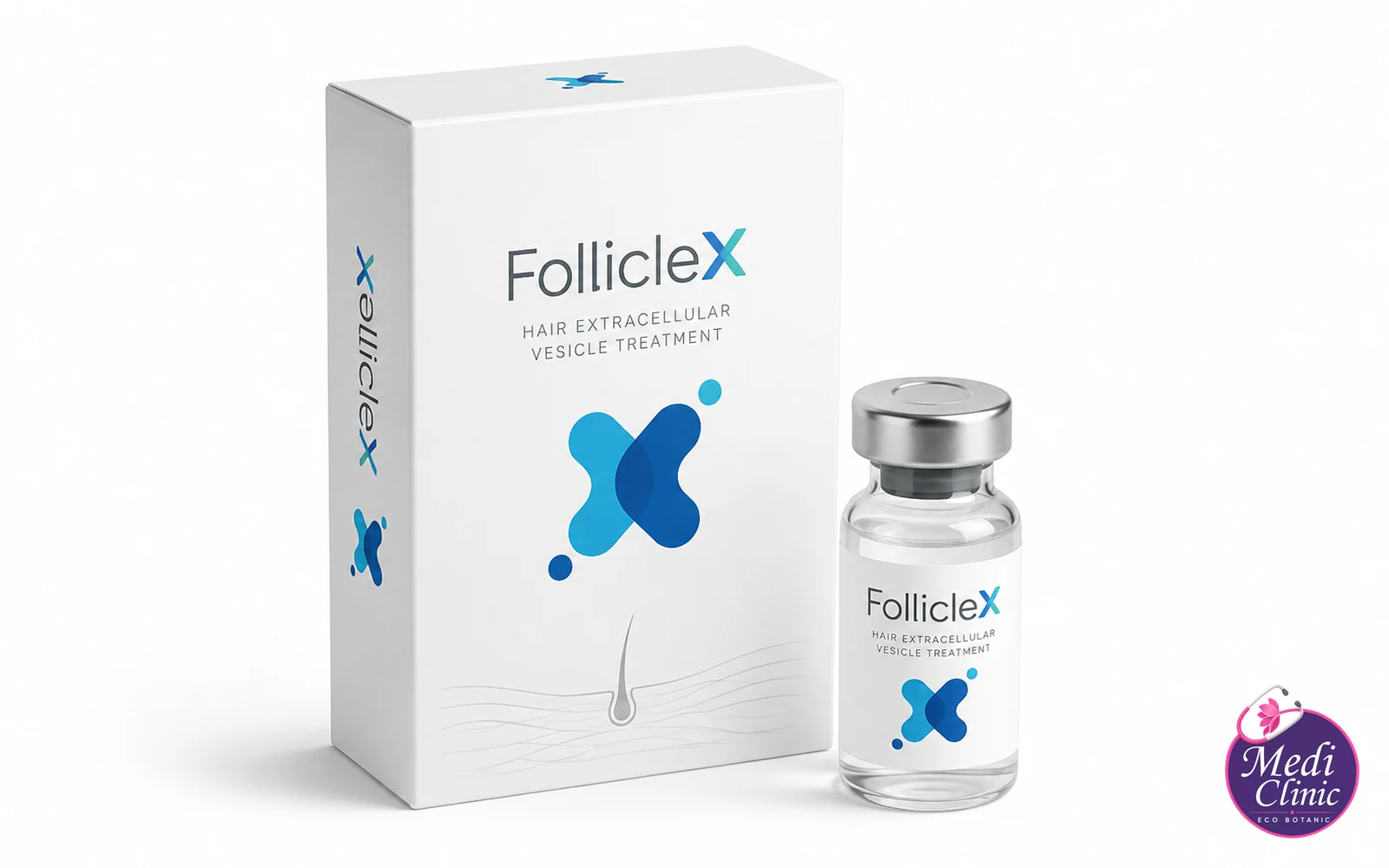 Product presentation for FollicleX Extracellular Vesicle Hair Support in Johor Bahru at Medi Clinic Eco Botanic