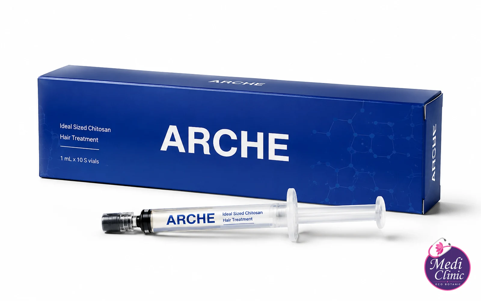 Product presentation for ARCHE Mushroom-Derived Chitosan Hair Support in Johor Bahru at Medi Clinic Eco Botanic