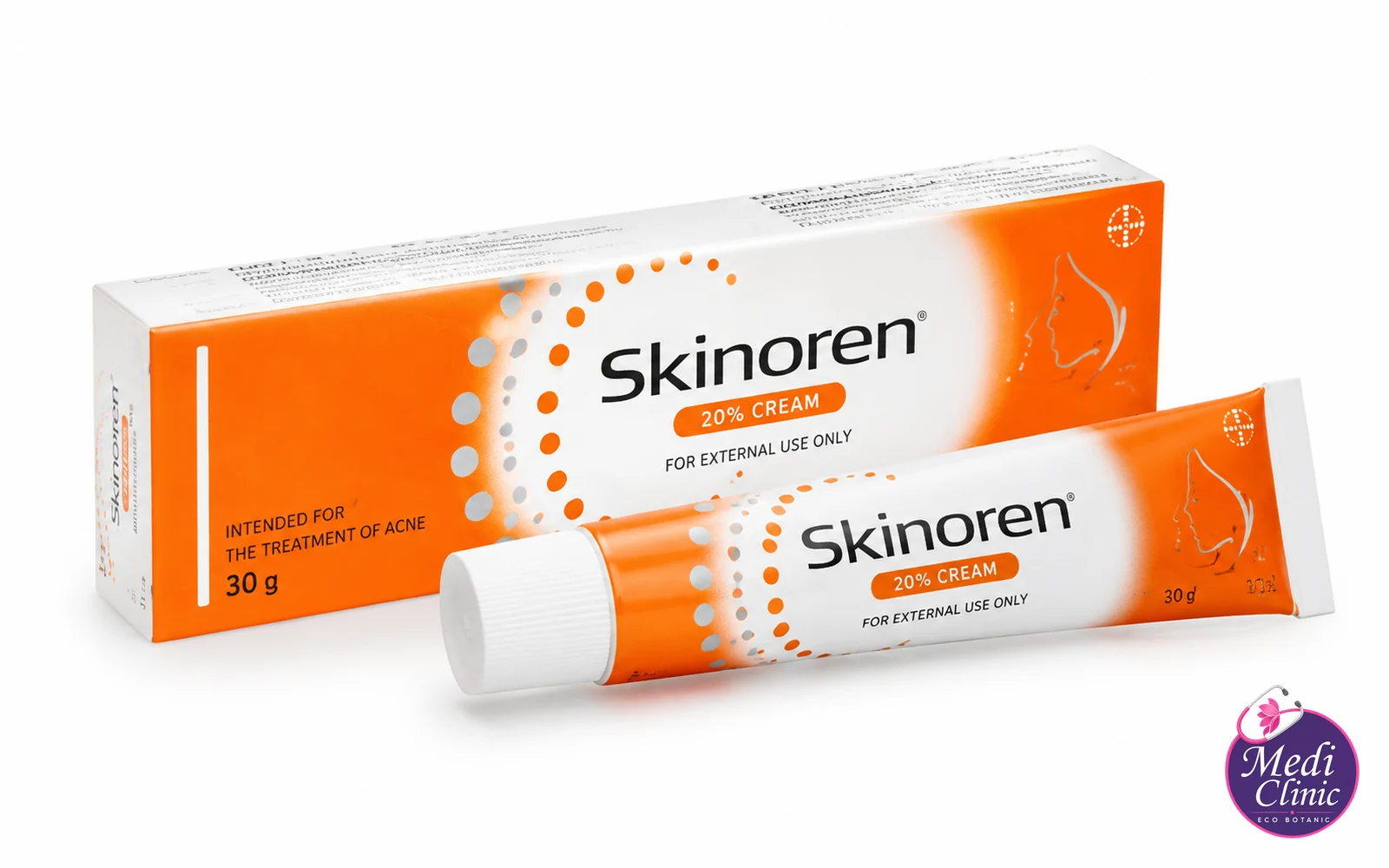 Product presentation for Skinoren 20% Azelaic Acid Acne Treatment in Johor Bahru at Medi Clinic Eco Botanic