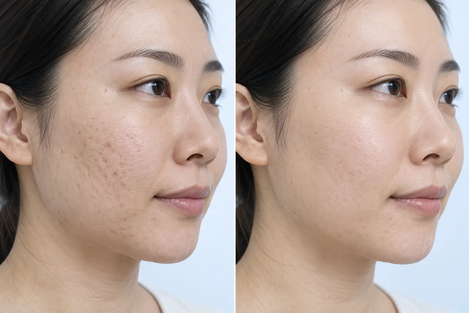 Skin texture education visual