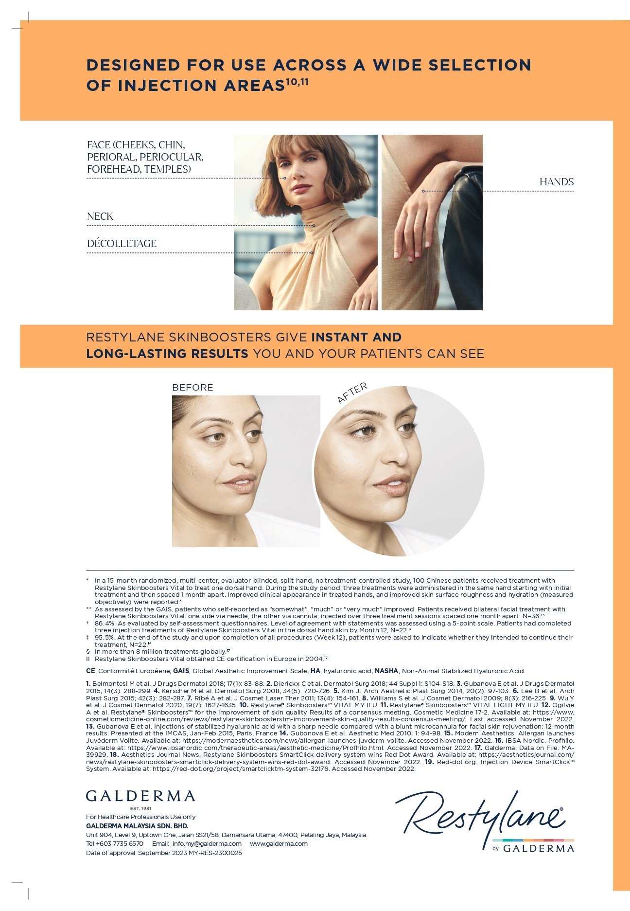Before and after Restylane Skinboosters glow-up results at Medi Clinic JB for enhanced skin texture