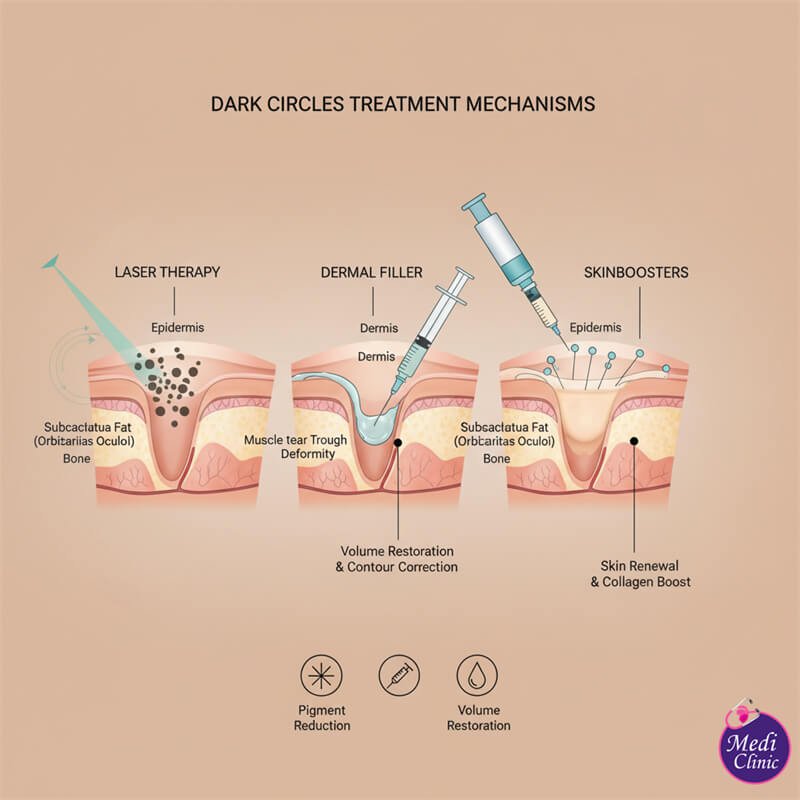 Doctor consultation for dark circles treatment plan in Johor Bahru.