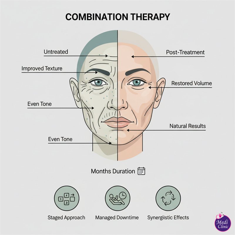 Doctor planning a combination therapy treatment at Medi Clinic Johor Bahru for a patient from Singapore.