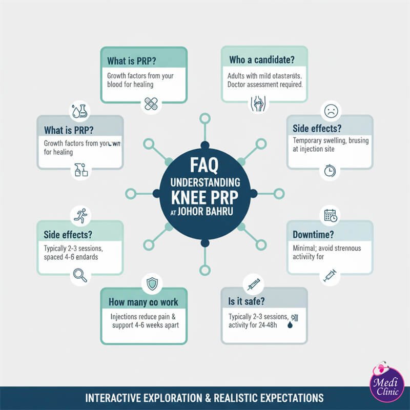 Doctor preparing for a knee PRP injection at our Johor Bahru clinic Medi Clinic Doctor preparing for a knee PRP injection at our Johor Bahru clinic Medi Clinic