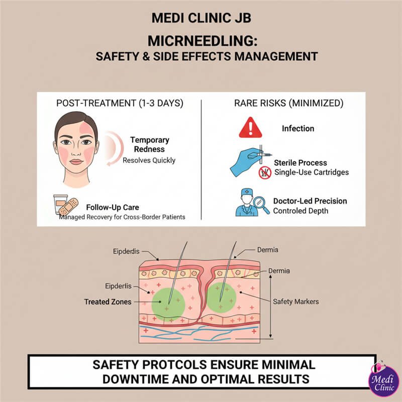 Hasil microneedling untuk tekstur kulit yang lebih baik di klinik JB kami | Malaysia Hasil microneedling untuk tekstur kulit yang lebih baik di klinik JB kami | Malaysia