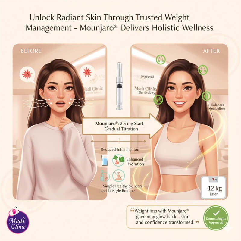 Mounjaro tirzepatide dual GIP GLP-1 receptor agonist mechanism for medical weight loss in JB by Medi Clinic Mounjaro tirzepatide dual GIP GLP-1 receptor agonist mechanism for medical weight loss in JB by Medi Clinic