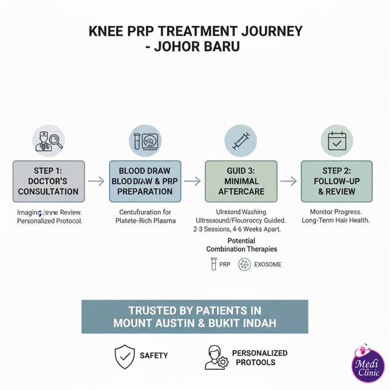 Patient from Singapore having a consultation for knee PRP treatment in JB. Patient from Singapore having a consultation for knee PRP treatment in JB.