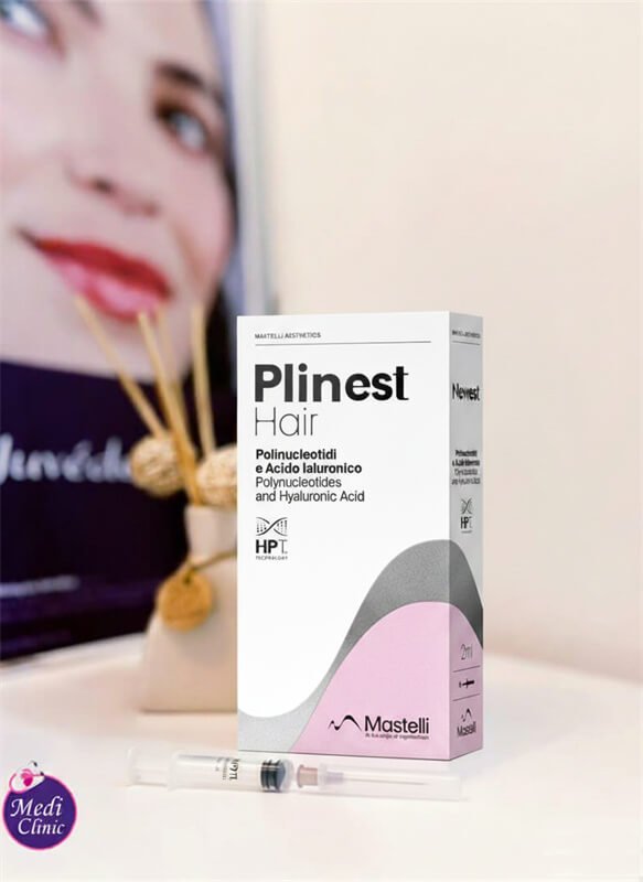 Plinest Hair polynucleotide multi-phase treatment schedule and intradermal injection protocol at Medi Clinic Johor Bahru