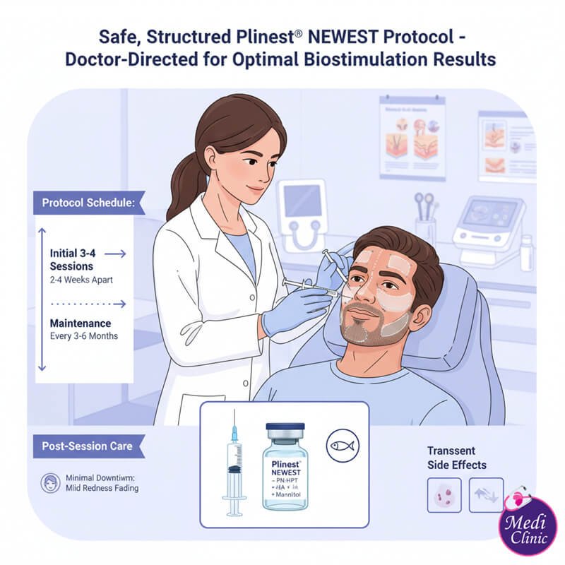 Plinest NEWEST polynucleotide plus hyaluronic acid gradual skin quality and hydration improvement in Johor Bahru trusted by Singaporean visitors