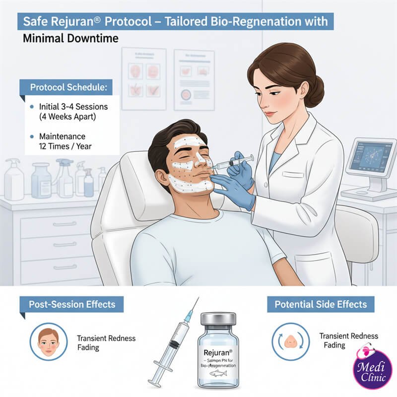 Rejuran polynucleotide skin texture and pore quality assessment at Medi Clinic JB near Singapore Rejuran polynucleotide skin texture and pore quality assessment at Medi Clinic JB near Singapore