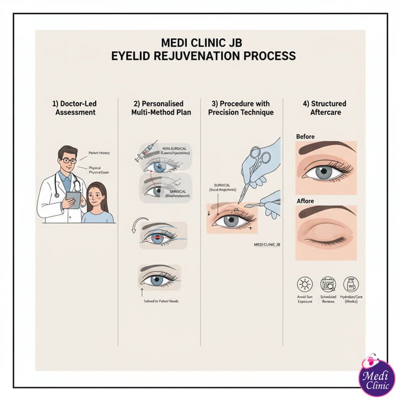 Safe periorbital laser treatment protocol in Johor Bahru. Safe periorbital laser treatment protocol in Johor Bahru.