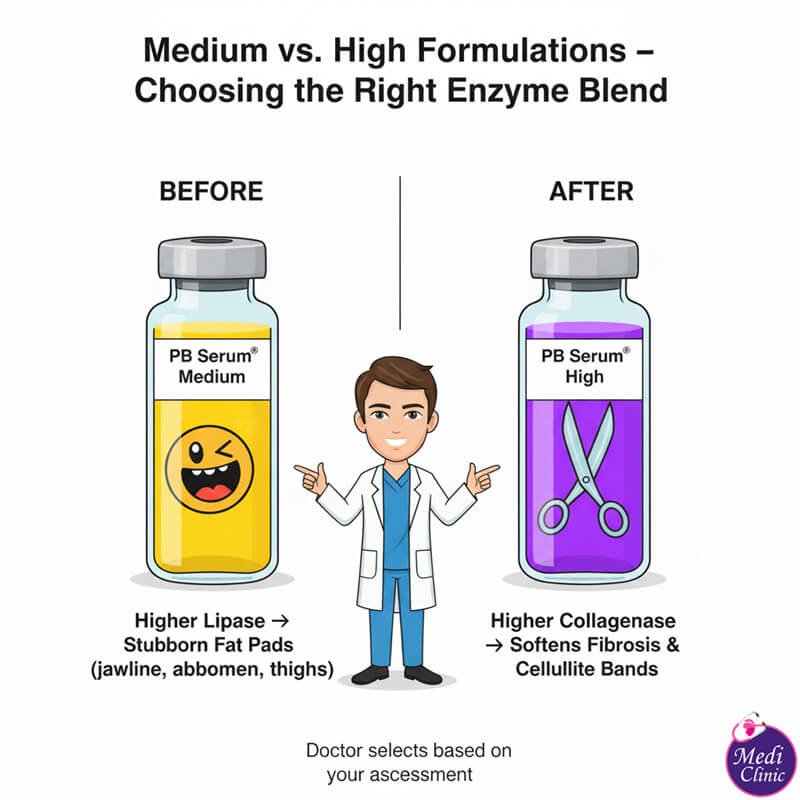 แพทย์ที่ Medi Clinic JB กำลังวางแผนบริเวณที่จะทำการรักษาด้วยเอนไซม์บำบัด PB Serum สำหรับคนไข้ที่ต้องการลดเซลลูไลท์ แพทย์ที่ Medi Clinic JB กำลังวางแผนการรักษาด้วยเอนไซม์บำบัด PB Serum | ลดเซลลูไลท์ สลายไขมัน | มาเลเซีย ยะโฮร์บาห์รู {{AREA_NAME}}