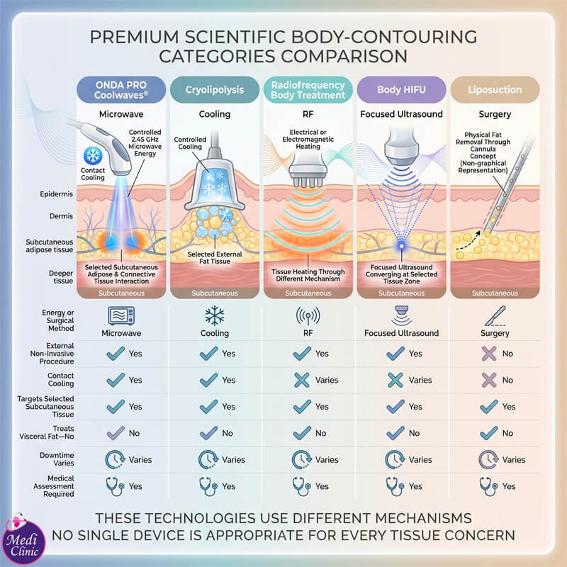 Assessment of localised subcutaneous fat before ONDA PRO Assessment of localised subcutaneous fat before ONDA PRO