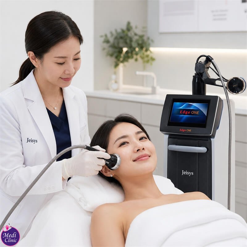 Doktor menilai parut jerawat sebelum rawatan laser CO₂ JB SG Doktor menilai parut jerawat sebelum rawatan laser CO₂ JB SG