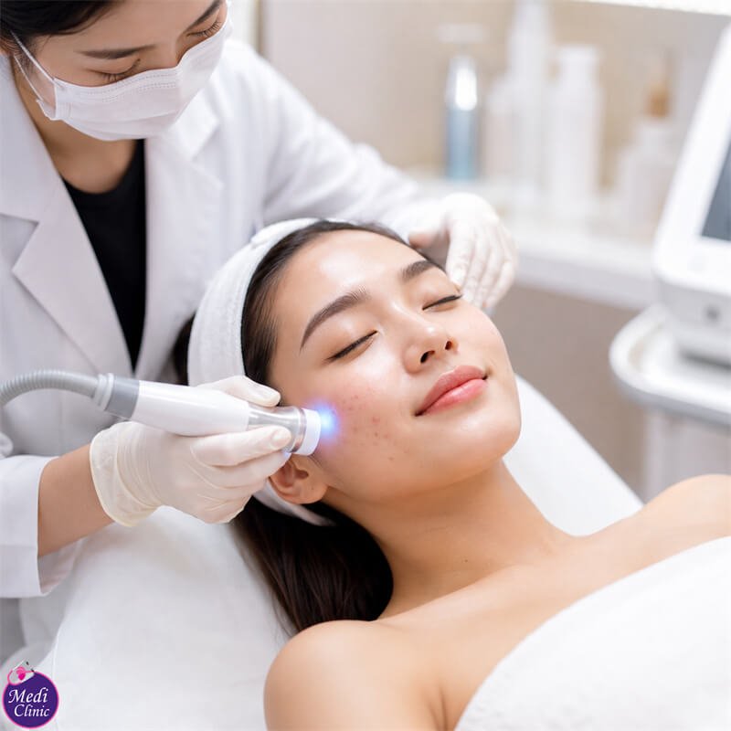 Doktor menilai tahap teruk jerawat dan jenis kulit di klinik Johor Bahru kami JB SG Doktor menilai tahap teruk jerawat dan jenis kulit di klinik Johor Bahru kami JB SG