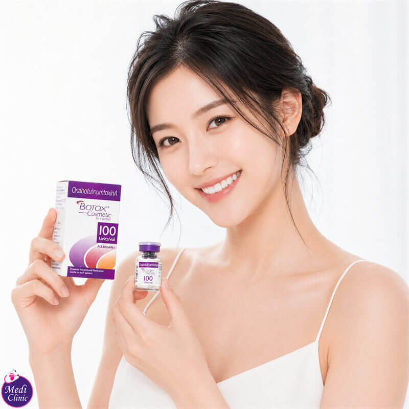 Doctor assessing expression lines before BOTOX treatment in Johor Bahru JB SG Best Doctor assessing expression lines before BOTOX treatment in Johor Bahru JB SG Best