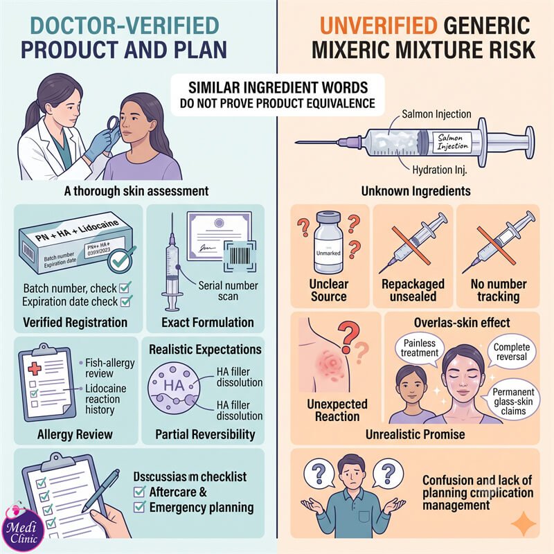 Doctor comparing Rejuran Healer and HB Plus Doctor comparing Rejuran Healer and HB Plus