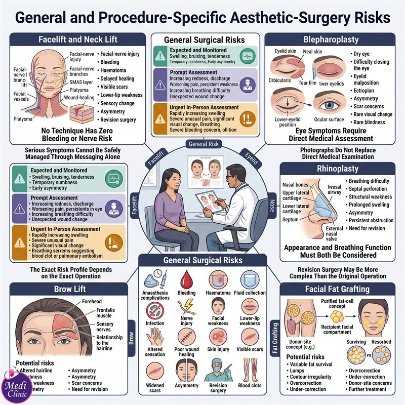 Doctor discussing aesthetic-surgery risks and revision planning JB SG Doctor discussing aesthetic-surgery risks and revision planning JB SG