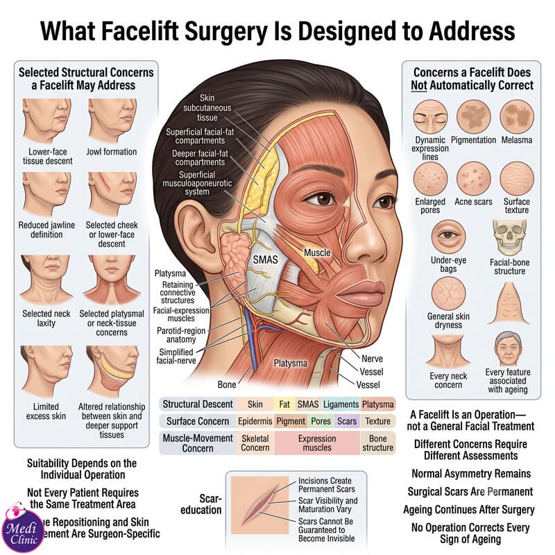 Doctor explaining Japan facelift planning and postoperative care JB SG Doctor explaining Japan facelift planning and postoperative care JB SG