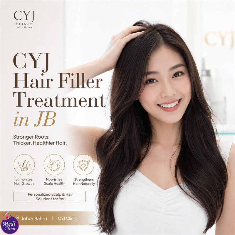 新山 Medi Clinic 醫師主導的 CYJ Hair Filler 療程諮詢 新山 Medi Clinic 醫師主導的 CYJ Hair Filler 療程諮詢