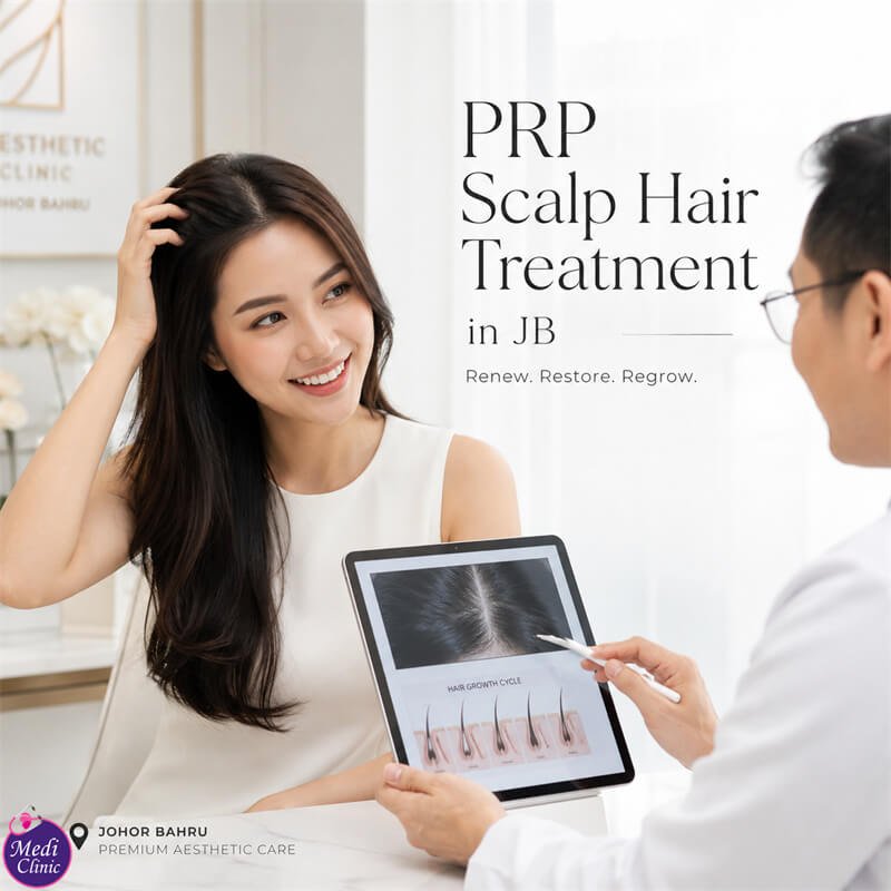 Doctor-led PRP scalp hair treatment consultation in Johor Bahru JB SG Doctor-led PRP scalp hair treatment consultation in Johor Bahru JB SG