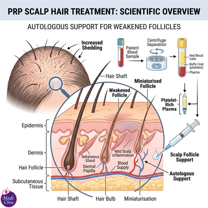 Doctor-led PRP scalp hair treatment consultation in Johor Bahru Doctor-led PRP scalp hair treatment consultation in Johor Bahru