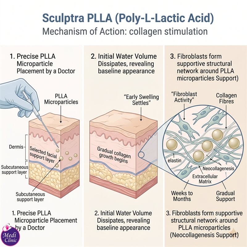 Doctor-led Sculptra collagen treatment at Medi Clinic JB Doctor-led Sculptra collagen treatment at Medi Clinic JB