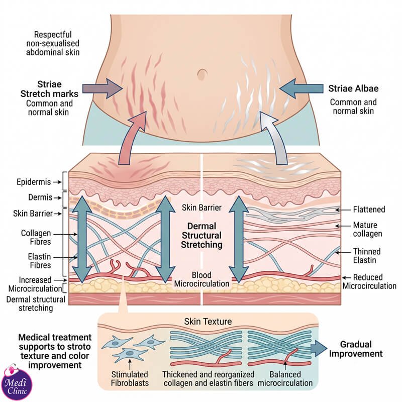Doctor-led abdominal stretch marks consultation in Johor Bahru Doctor-led abdominal stretch marks consultation in Johor Bahru